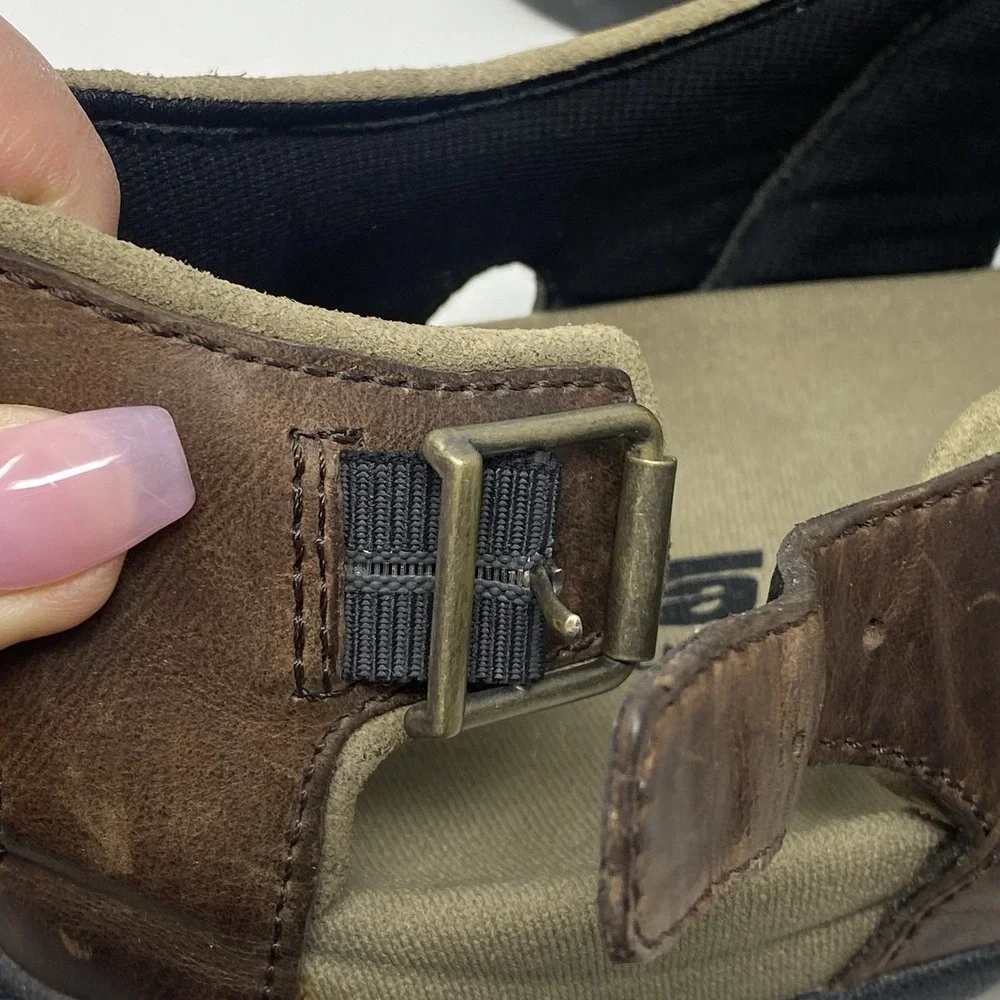 Teva Men 13 Waterproof Brown‎ Genuine Leather Close Toe Casual Outdoors Hiking
